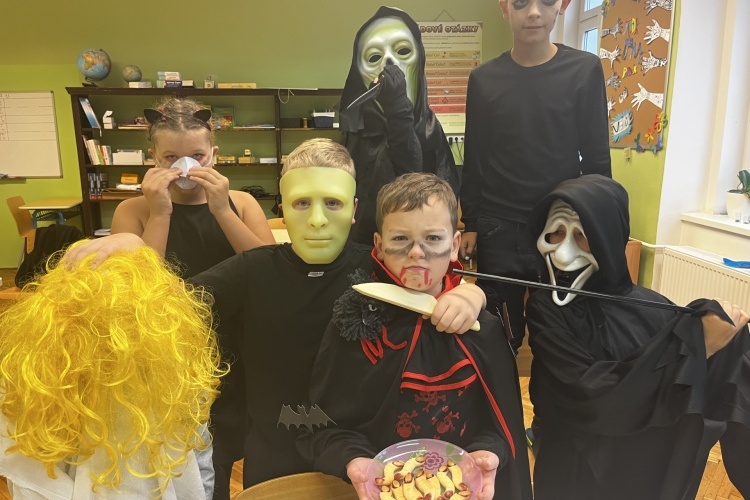 Halloweenský projektový den ve 4. a 5. třídě