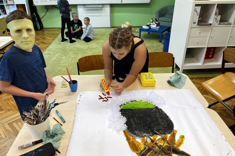 Halloweenský projektový den ve 4. a 5. třídě