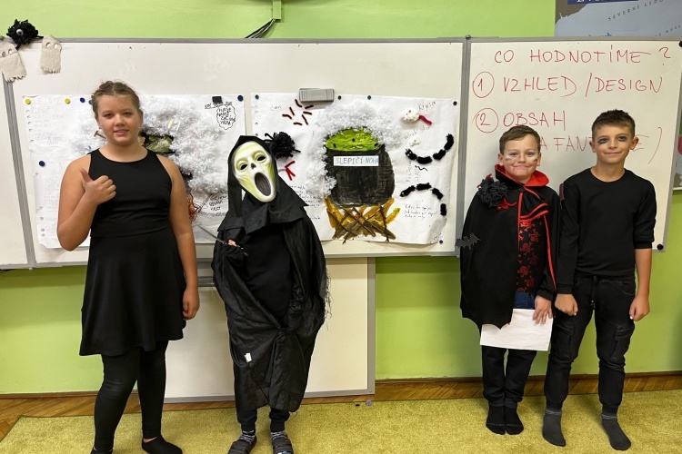 Halloweenský projektový den ve 4. a 5. třídě