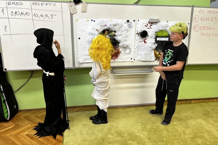 Halloweenský projektový den ve 4. a 5. třídě
