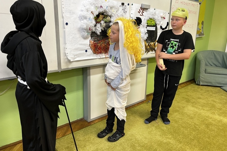 Halloweenský projektový den ve 4. a 5. třídě