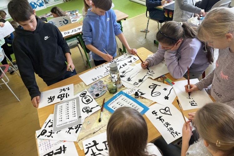 Návštěva v naší spřátelené škole Montessori v Kyjově