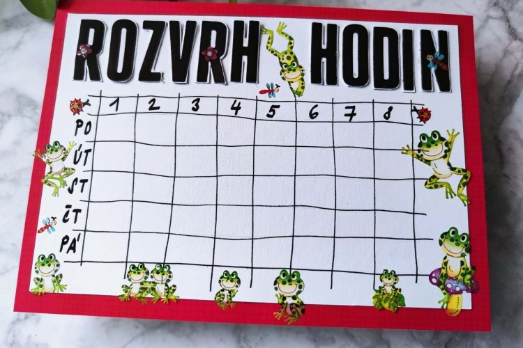 Rozpis kroužků