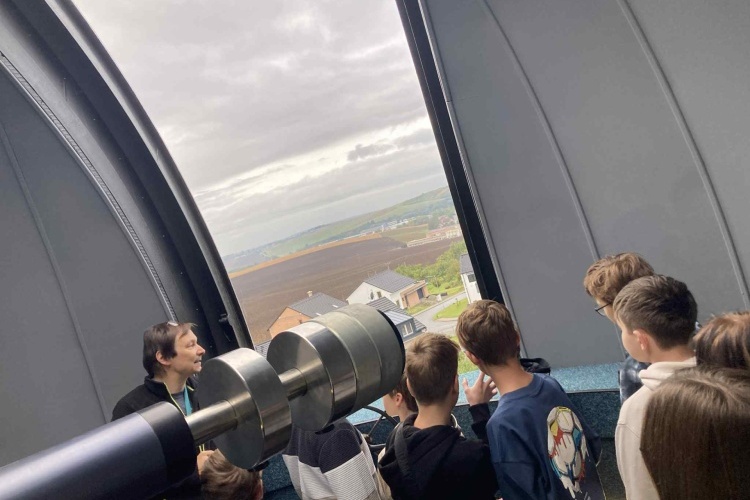 Exkurze na hvězdárnu