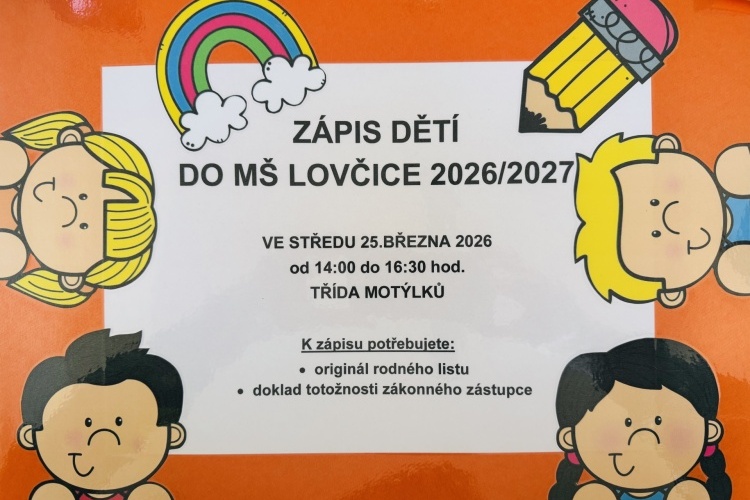 Zápis dětí do MŠ