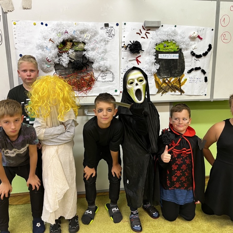 Halloweenský projektový den ve 4. a 5. třídě