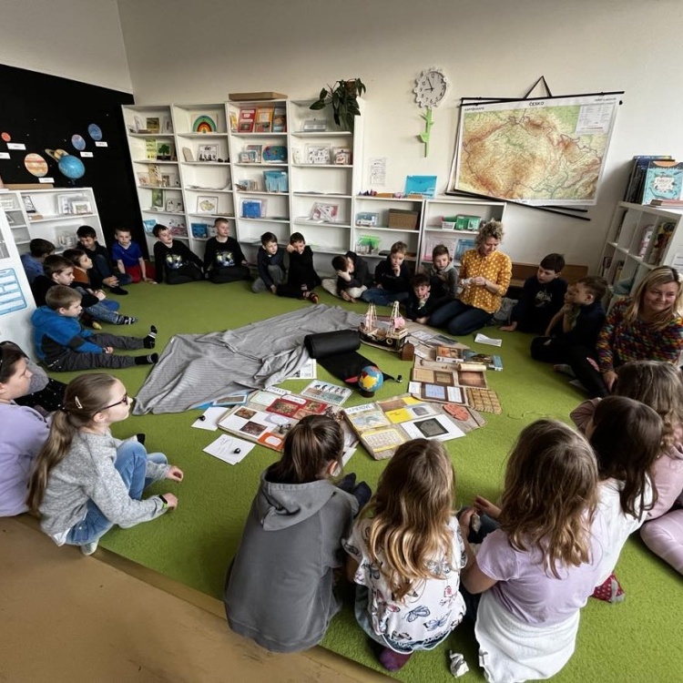 Návštěva v naší spřátelené škole Montessori v Kyjově